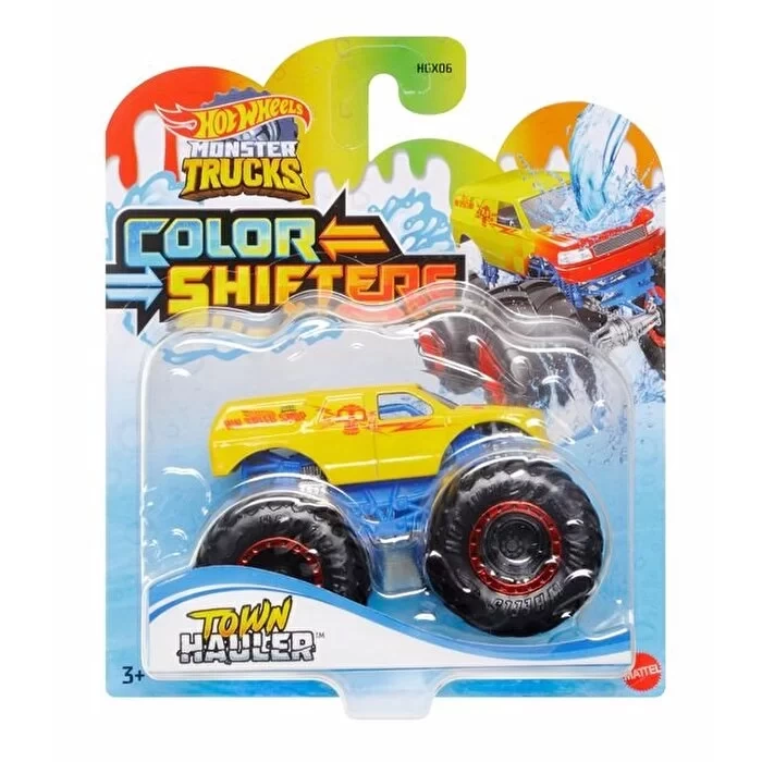 Hot Wheels Monster Trucks Renk Değiştiren Araçlar Town Heauler HGX10