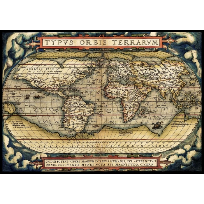 İlk Modern Atlas 1570 3000 Parça Puzzle