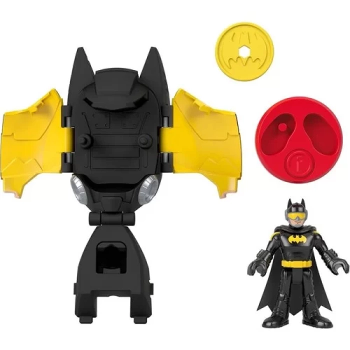 Imaginext Dc Super Friends Head Shifters - Batman & Batwing