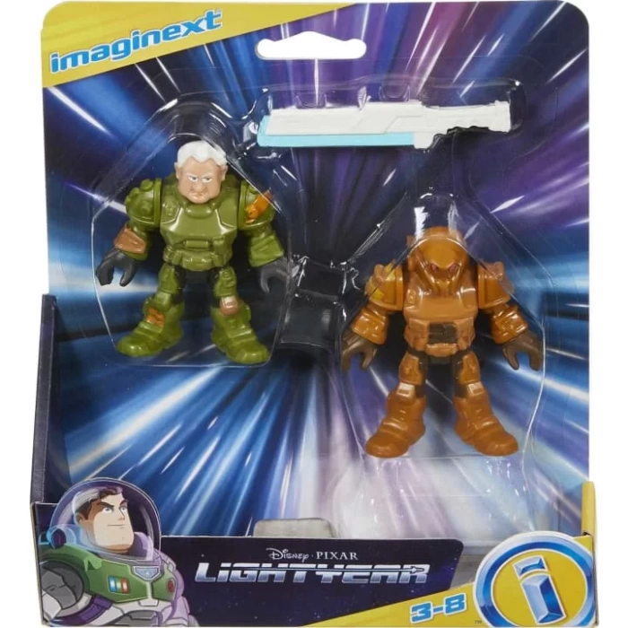 Imaginext Lightyear Figür Seti HGT30 - Darby Steel and ZAP Patrol