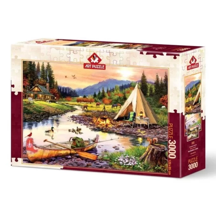 Kamp Dostları 3000 Parça Puzzle