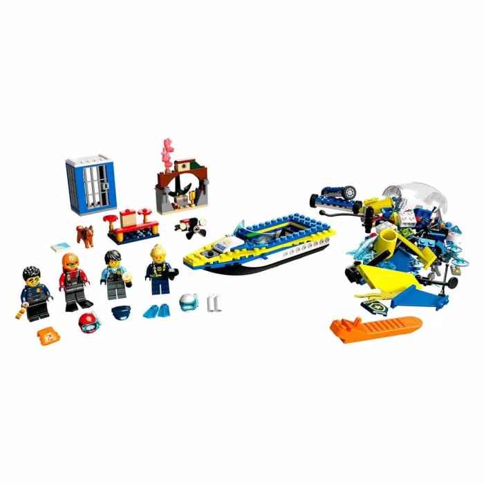 LEGO City Su Polisi Dedektif Görevleri 60355