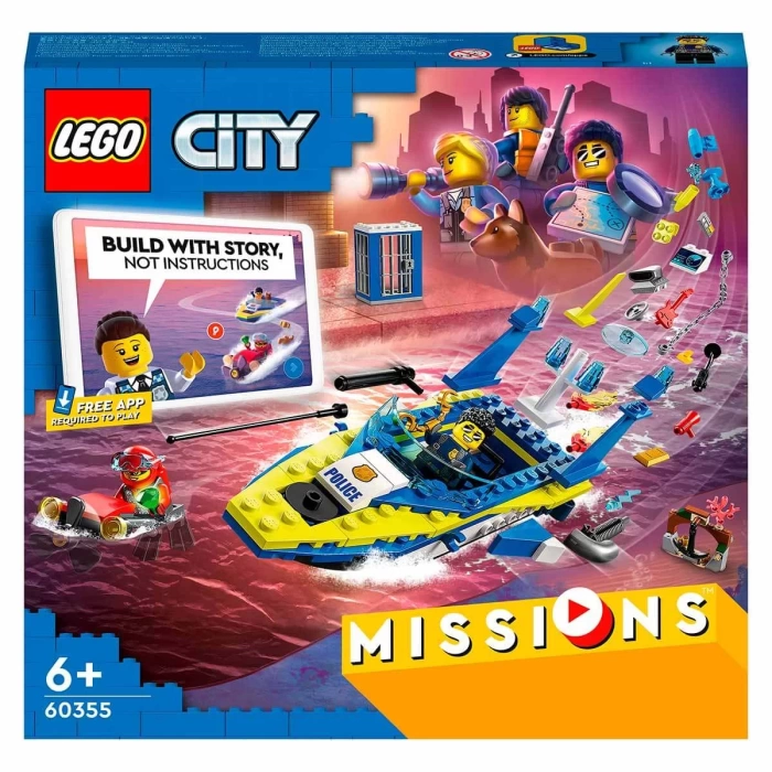 LEGO City Su Polisi Dedektif Görevleri 60355