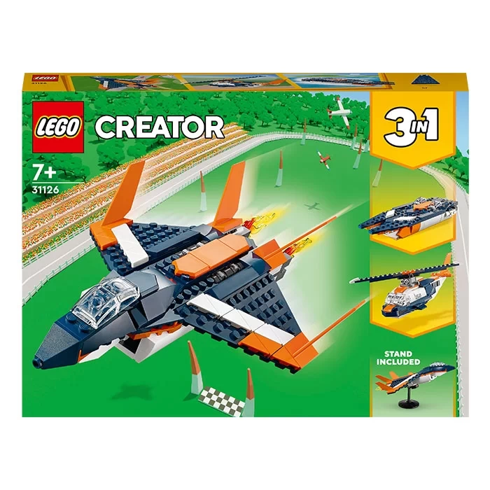 LEGO Creator 3’ü 1 Arada Süpersonik Jet 31126