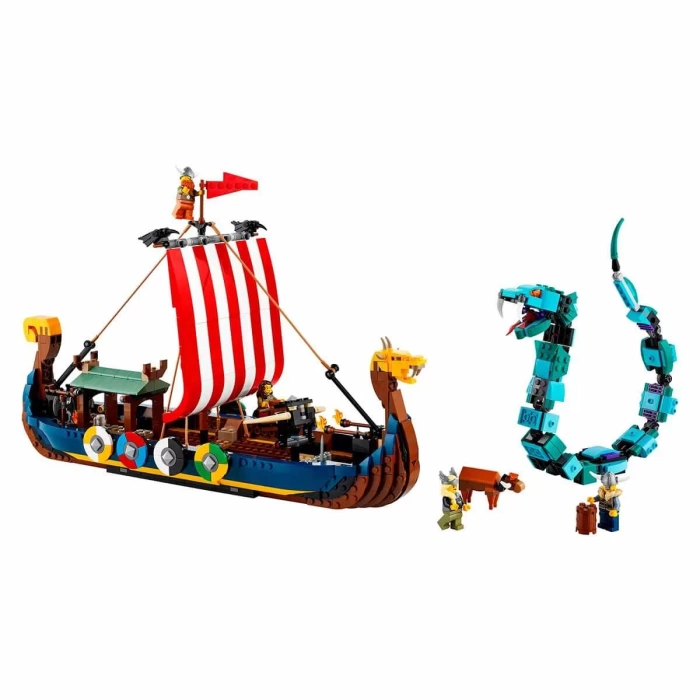 LEGO Creator 3’ü 1 Arada Viking Gemisi ve Midgard Yılanı 31132