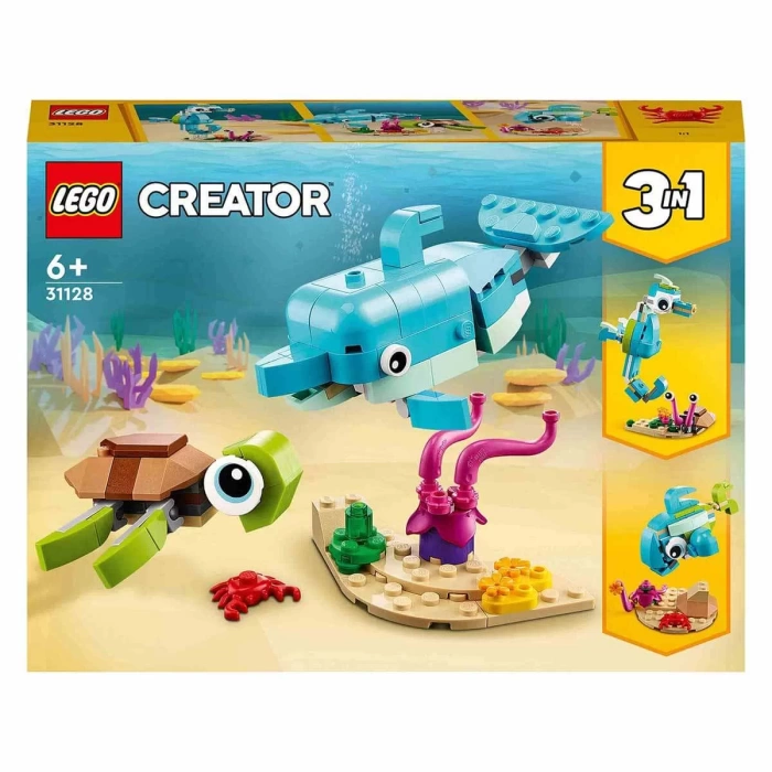 LEGO Creator 3’ü 1 Arada Yunus ve Kaplumbağa 31128