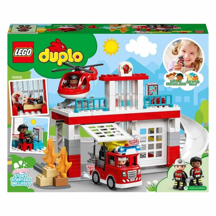 LEGO DUPLO İtfaiye Merkezi ve Helikopter 10970