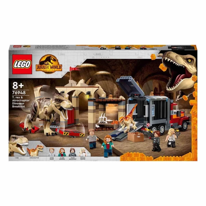 LEGO Jurassic World T. Rex ve Atrociraptor Dinozor Kaçışı 7694