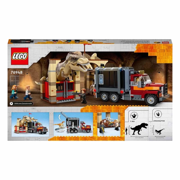 LEGO Jurassic World T. Rex ve Atrociraptor Dinozor Kaçışı 7694