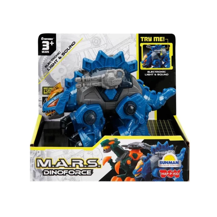 M.A.R.S. Sesli ve Işıklı Dinoforce - Mavi