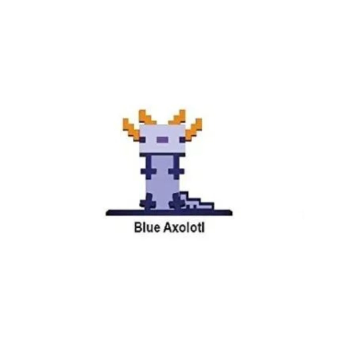 Minecraft Tekli Paket Nano Figürler - Blue Oxolotl