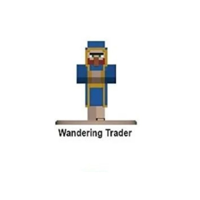 Minecraft Tekli Paket Nano Figürler - Wandering Trader