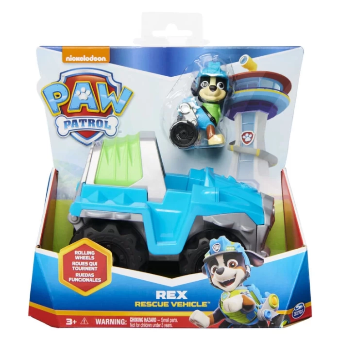 Paw Patrol  Rexin Koleksiyon Aksiyon Figürlü Dinozor Kurtarma Aracı