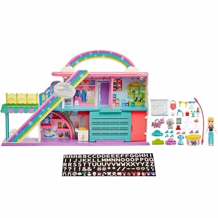 Polly Pocket Gökkuşağı Alışveriş Merkezi Oyun Seti HHX78