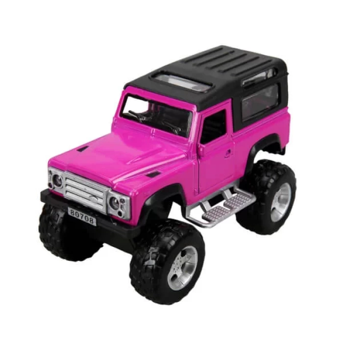 Sesli ve Işıklı Safari Jeep 13 cm. - Mor