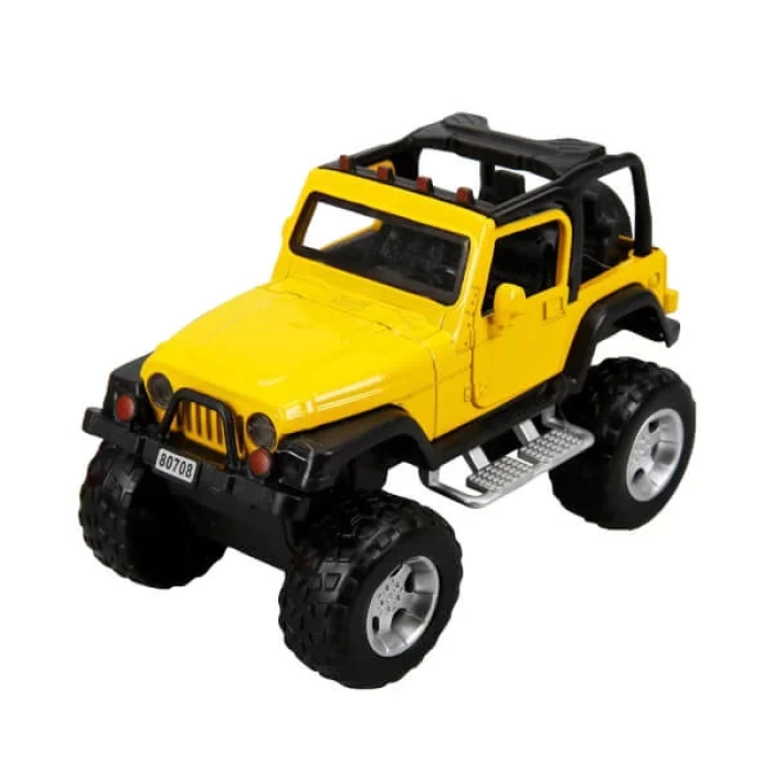 Sesli ve Işıklı Safari Jeep 13 cm. - Sarı