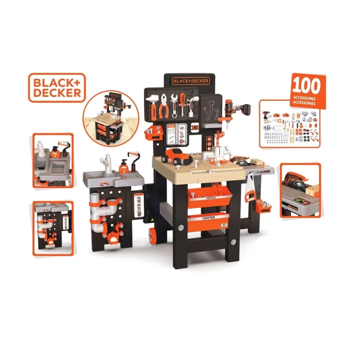 Smoby Black+Decker Mega Tamir Tezgâhı 360726