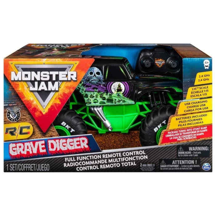 Spin Master Monster Jam 1:15 Ölçekli Grave Digger 6045003