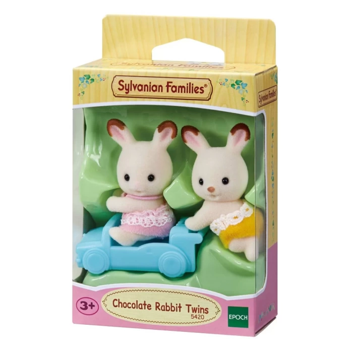 Sylvanian Families Çikolata Kulaklı Tavşan İkiz Bebekleri 5420