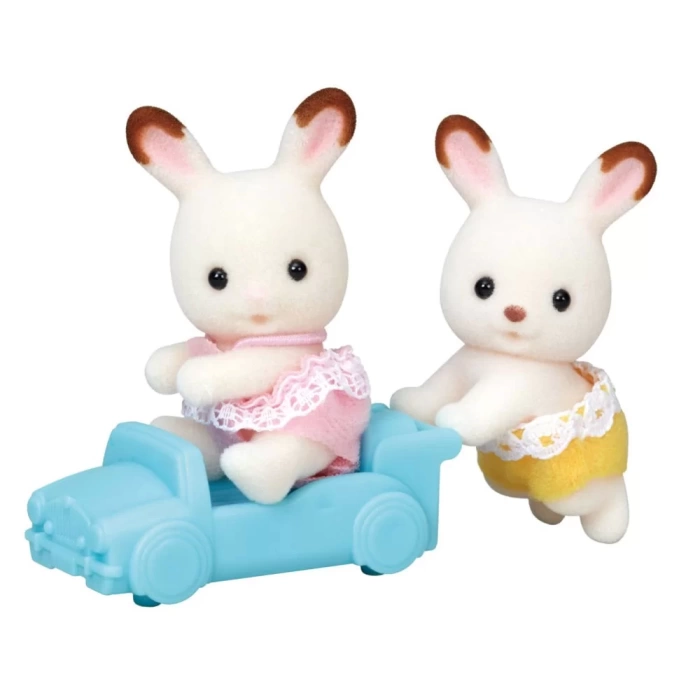 Sylvanian Families Çikolata Kulaklı Tavşan İkiz Bebekleri 5420