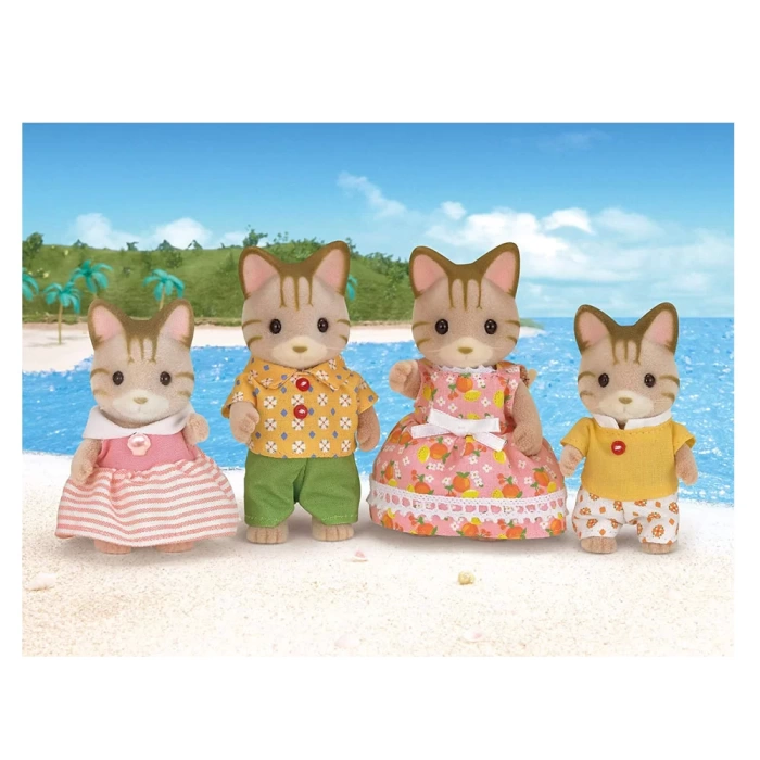 Sylvanian Families Çizgili Kedi Ailesi 5180