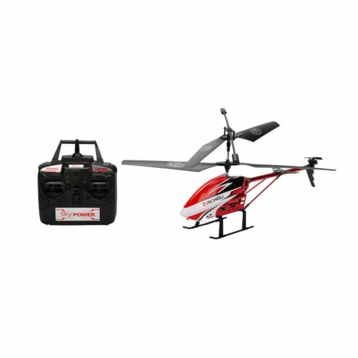 Uzaktan Kumandalı Hawk Helikopter 3,5 Kanal 45 cm. - Kırmızı