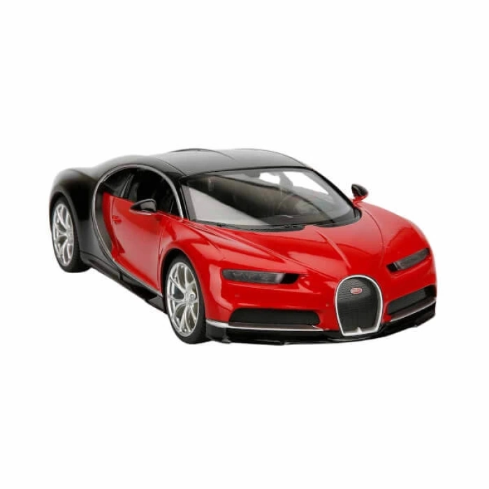 1:14 Bugatti Chiron Uzaktan Kumandalı Işıklı Araba - Kırmızı-Siyah