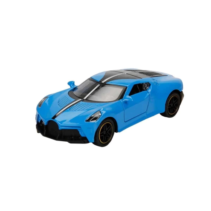 1:43 Maxx Wheels Yarış Arabası 10 cm - Mavi