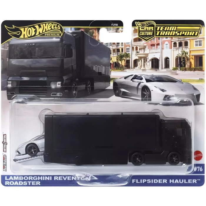 1:64 Hot Wheels Premium 2024 Takım Taşımacılığı JMB31 Lamborghini Reventon - Flipsid