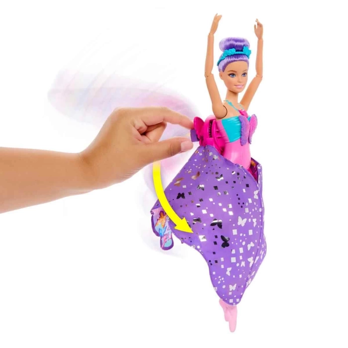 2in1 Barbie Kelebek Dansçı Bebek HXJ10