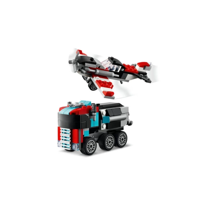 31146 LEGO® Creator Helikopterli Açık Kasa Kamyon