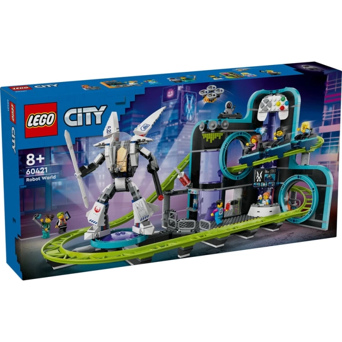 60421 LEGO® LEGO City Robot Dünyası Hız Treni Parkı