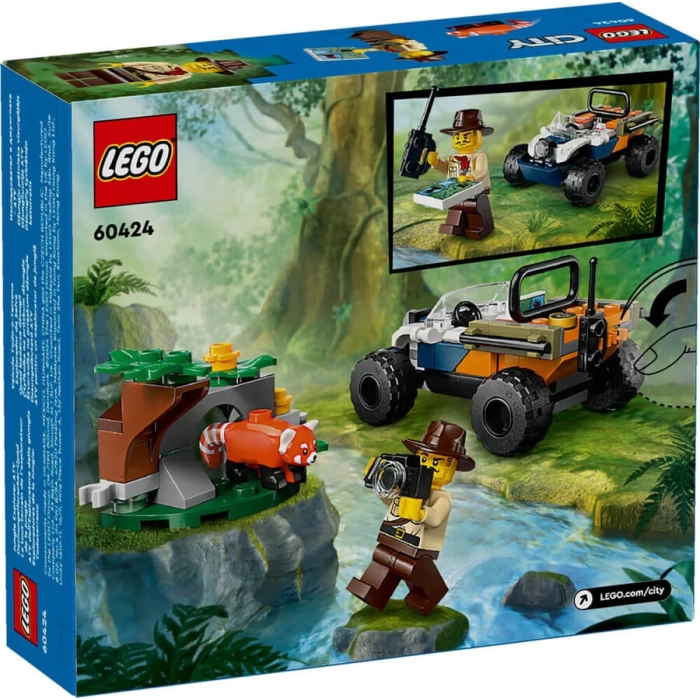 60424 LEGO® City Orman Kaşifinin ATV’li Kırmızı Panda Görevi