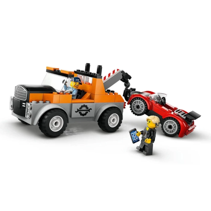 60435 LEGO® City Çekici Kamyon ve Spor Araba Tamiri