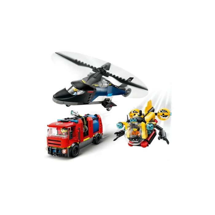 60462 LEGO® City Helikopter, İtfaiye Kamyonu ve Denizaltı Karışımı