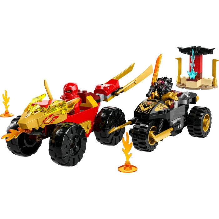 71789 LEGO® NINJAGO Kai ve Rasın Araba ve Motosiklet Savaşı