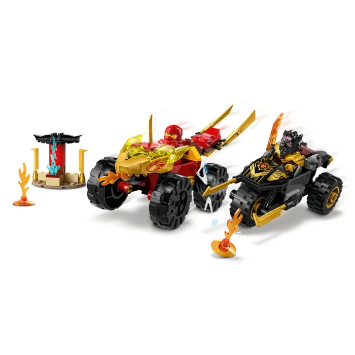 71789 LEGO® NINJAGO Kai ve Rasın Araba ve Motosiklet Savaşı