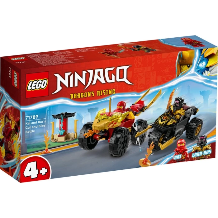 71789 LEGO® NINJAGO Kai ve Rasın Araba ve Motosiklet Savaşı