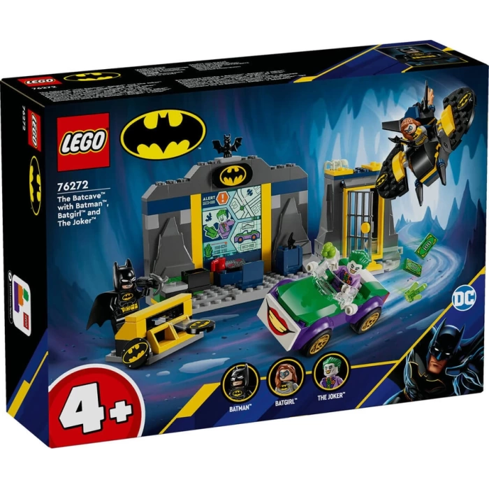 76272 LEGO® DC Batman™, Batgirl™ ve Joker™ ile Batcave™