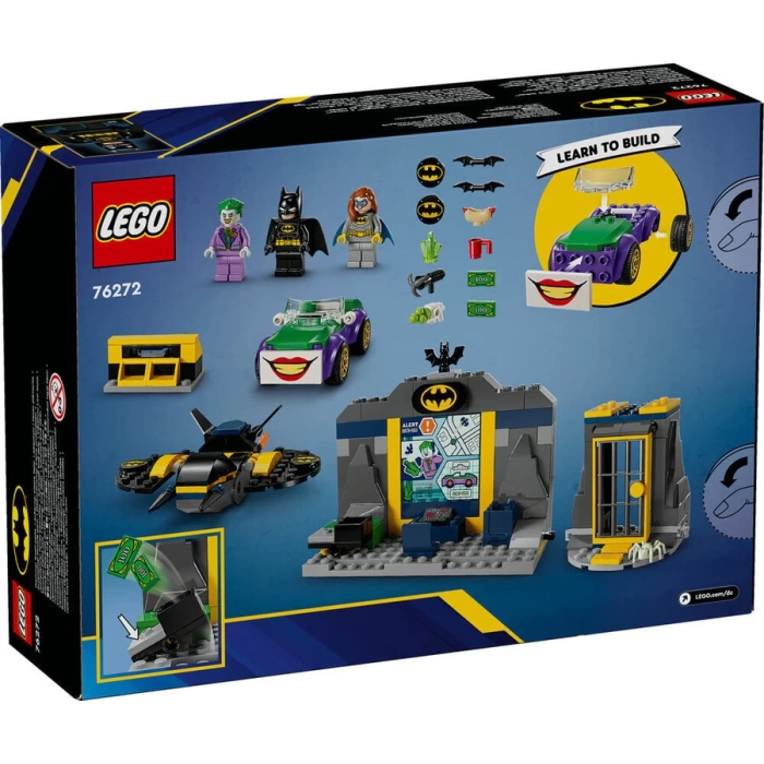 76272 LEGO® DC Batman™, Batgirl™ ve Joker™ ile Batcave™