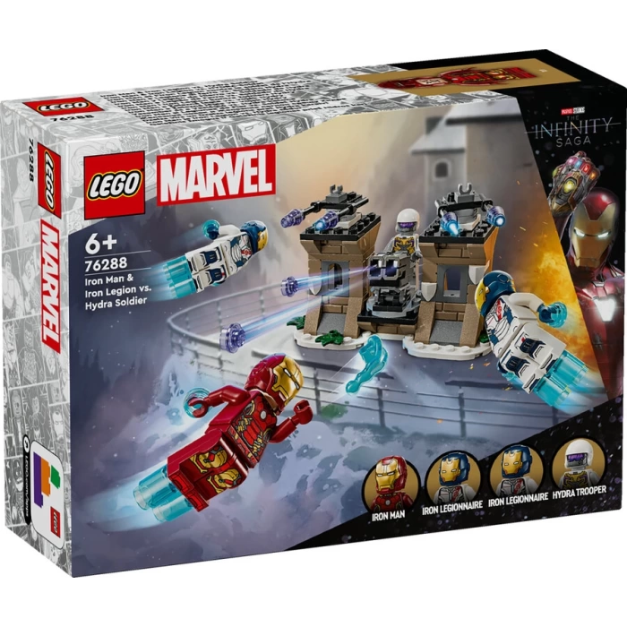 76288 LEGO® Marvel Iron Man ve Iron Ordusu, Hydra Soldier’a Karşı