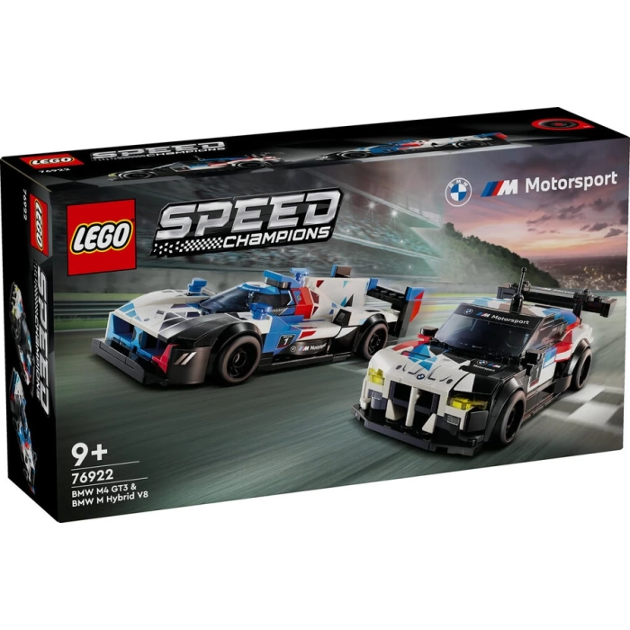 76922 LEGO® Speed Champions BMW M4 GT3 ve BMW M Hybrid V8 Yarış Arabaları