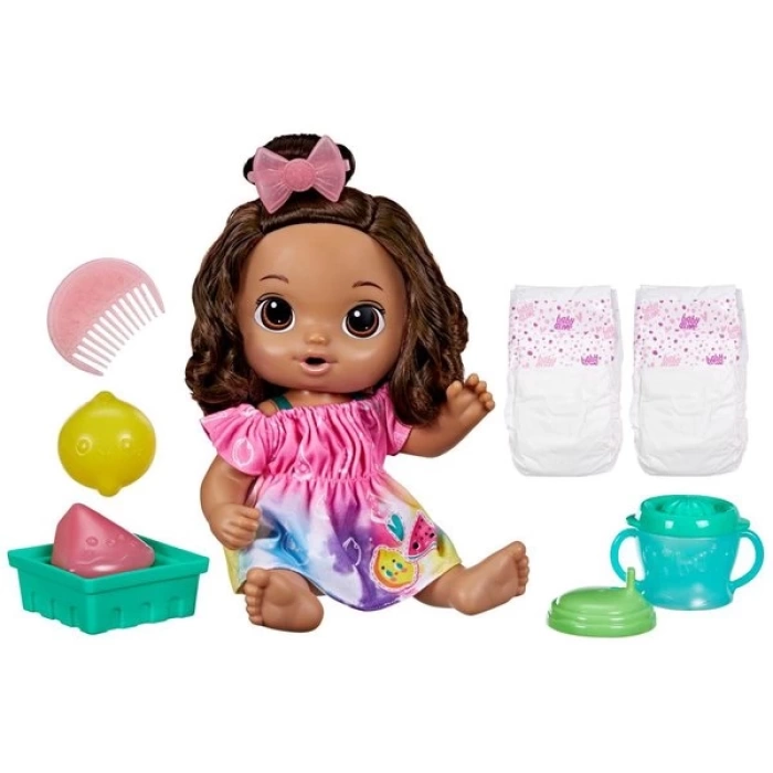 Baby Alive Bebeğimle Eğlenceli Yudumlar - Esmer F7357