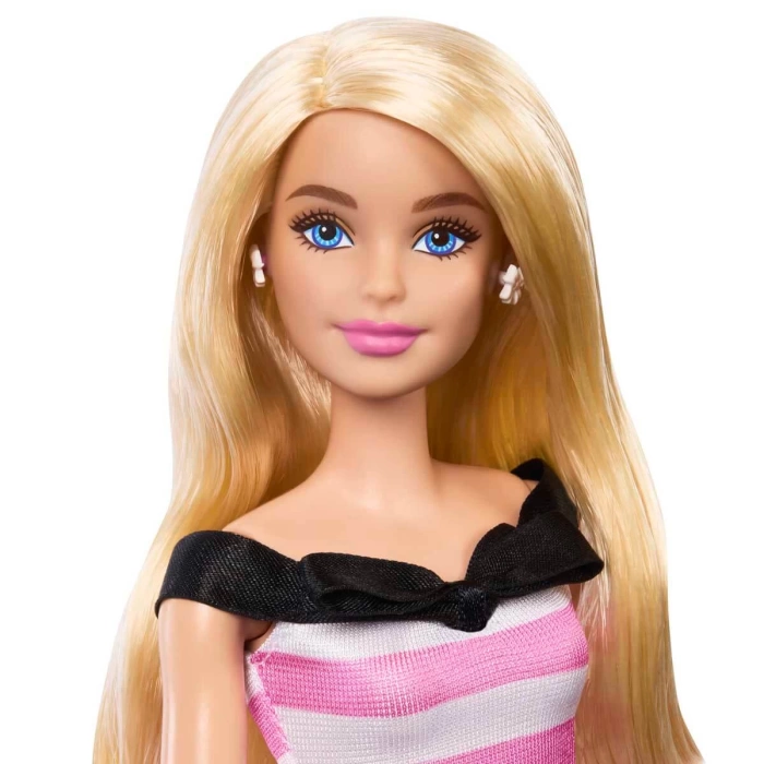 Barbie 65.Yıl Özel Pembe Elbiseli Bebek HTH66