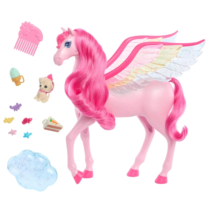 Barbie A Touch Of Magic Aksesuarlı Pegasus HLC40