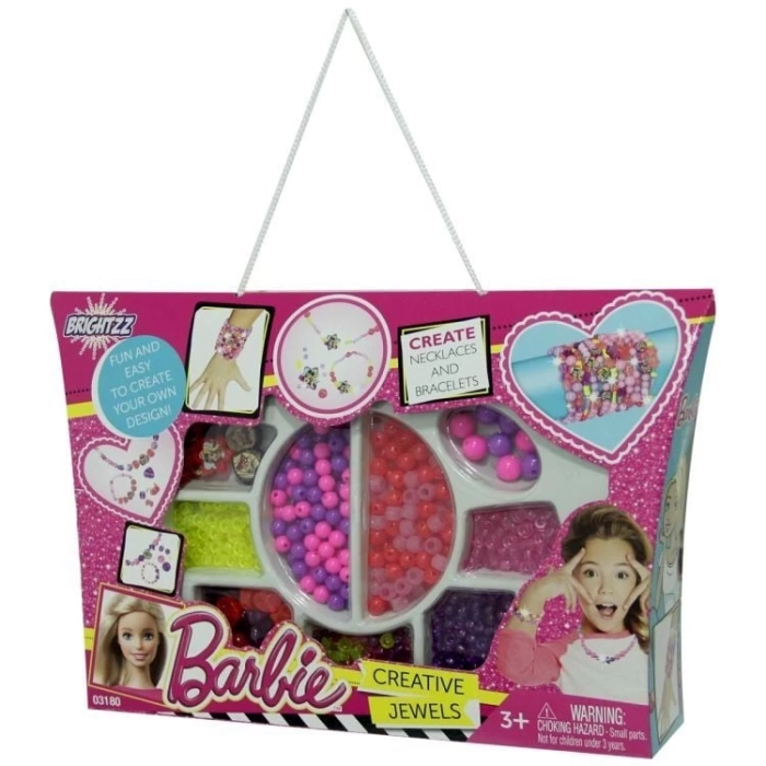 Barbie Çantalı Boncuk Takı Seti