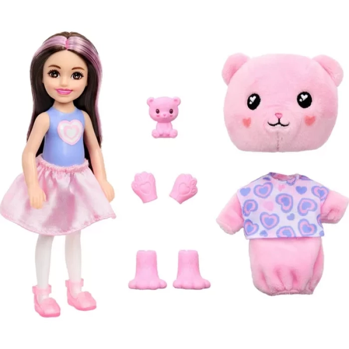 Barbie Chelsea Cutie Cosy Cute Tees Serisi Teddy Bear HKR17