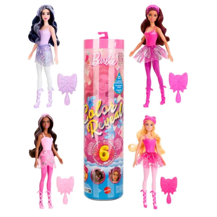 Barbie Color Reveal Renk Değiştiren Balerin Serisi Sürpriz Paket HRK17