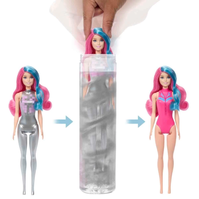 Barbie Color Reveal Renk Değiştiren Disco Star Serisi Sürpriz Paket JCP01