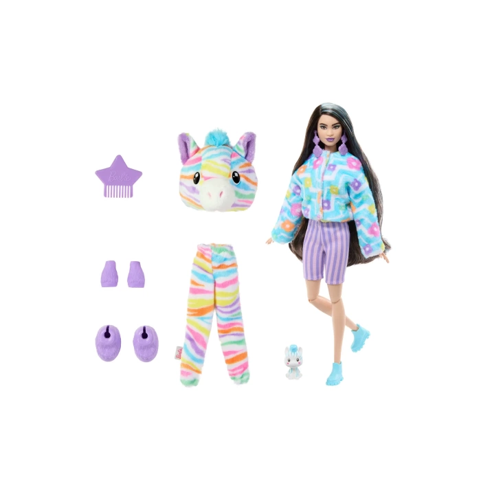 Barbie Cutie Reveal Barbie Color Dream Series - Zebra HRK39